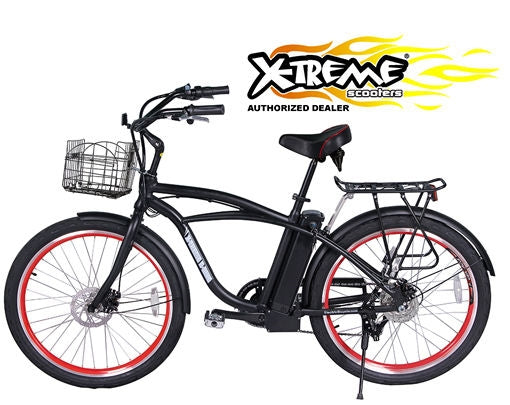 X-Treme Newport 24 Volt Beach Cruiser Electric Bicycle