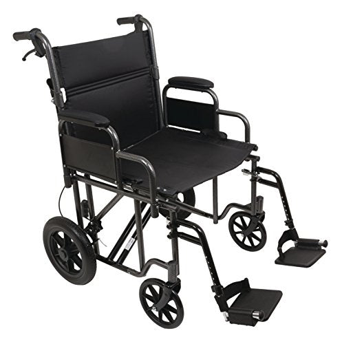 Probasic PB9500BK Heavy-Duty Bariatric Transport Chair