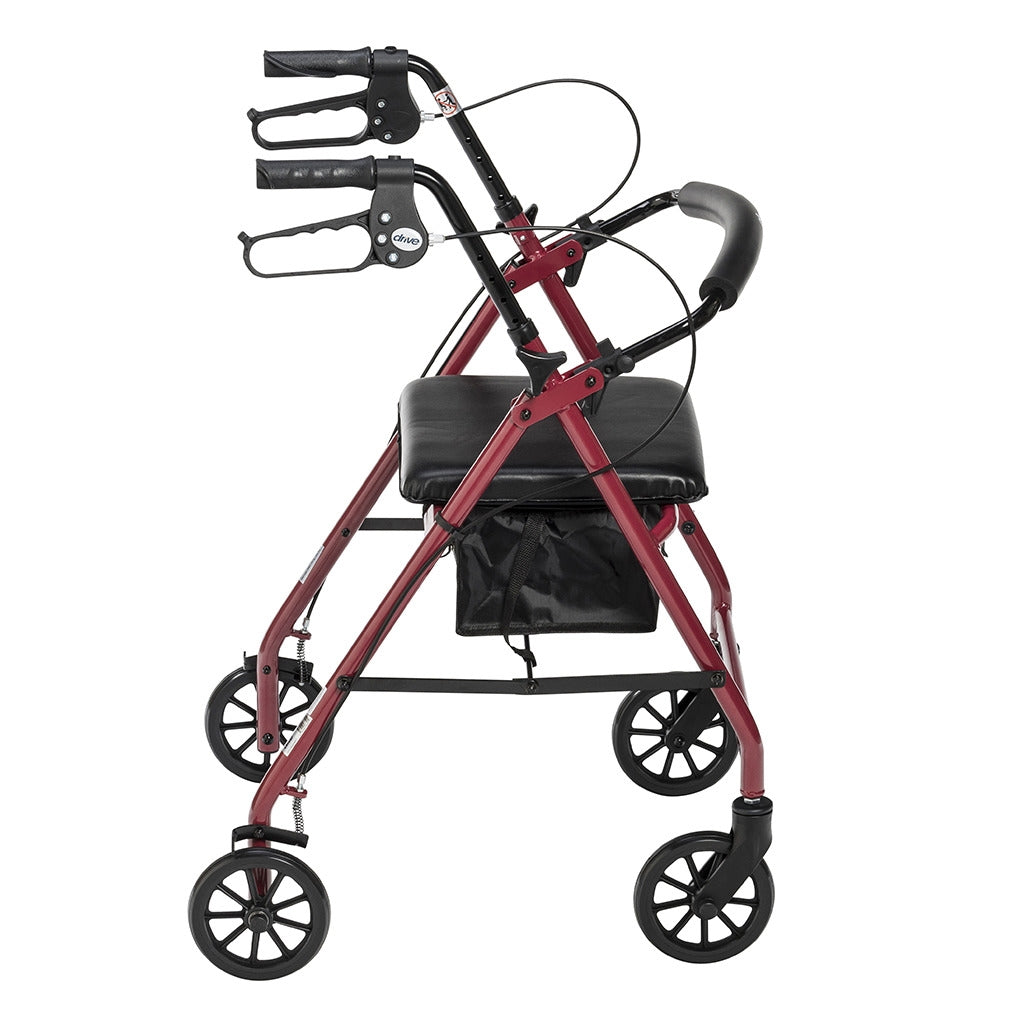 Drive Lightweight Aluminum Rollator, 6" Wheels
