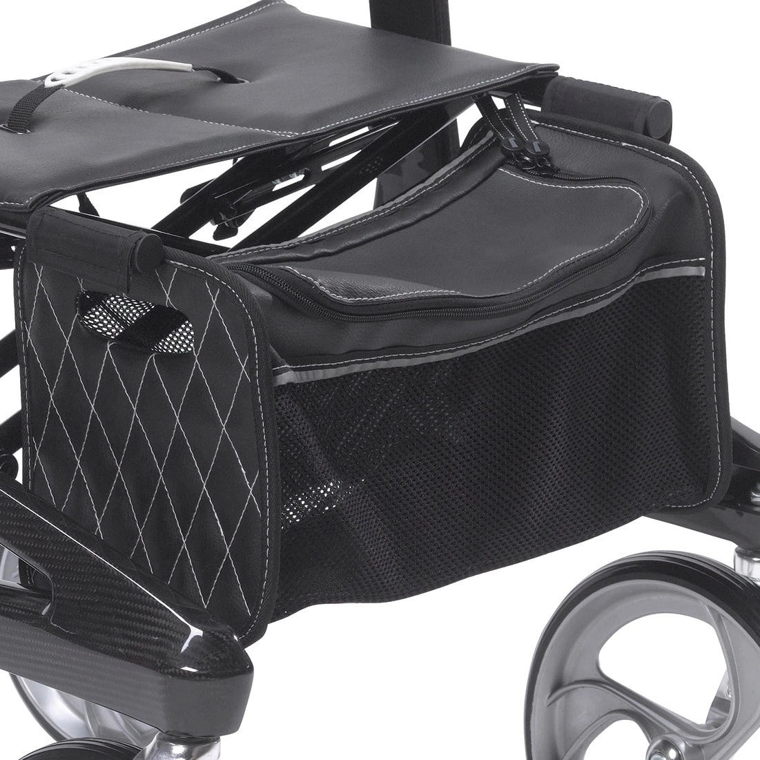 Drive Nitro 4 Wheel Rollator (Carbon Fiber)