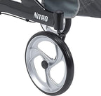Nitro Aluminum Rollator, Hemi Height, 10" Casters