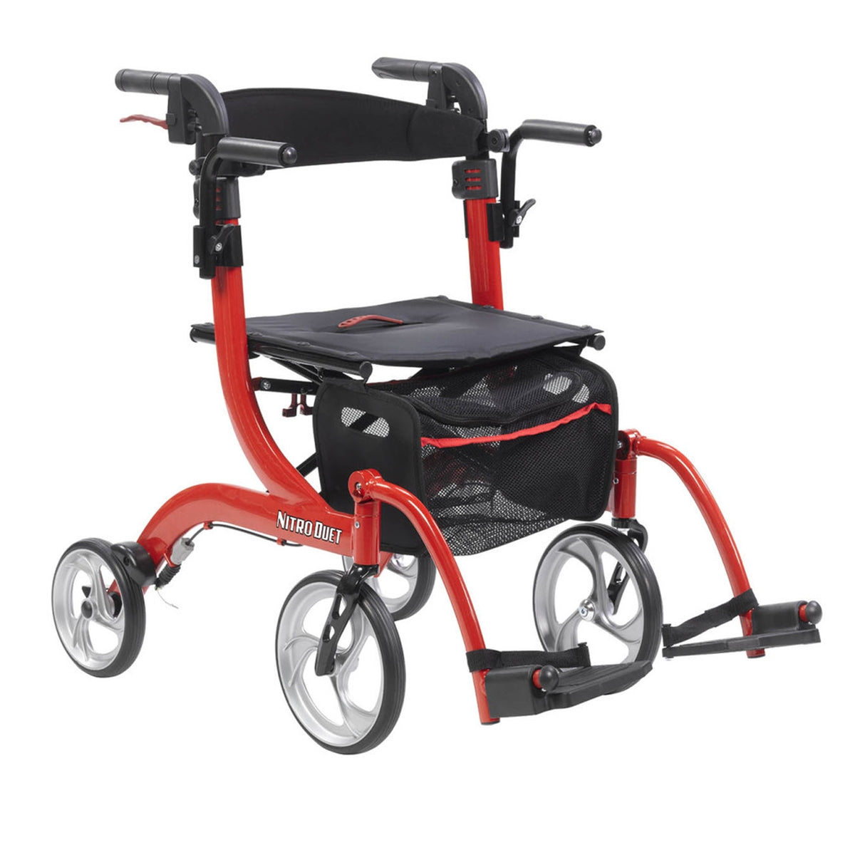 Drive Euro Style Nitro Duet Combination Rollator and Transport Chair
