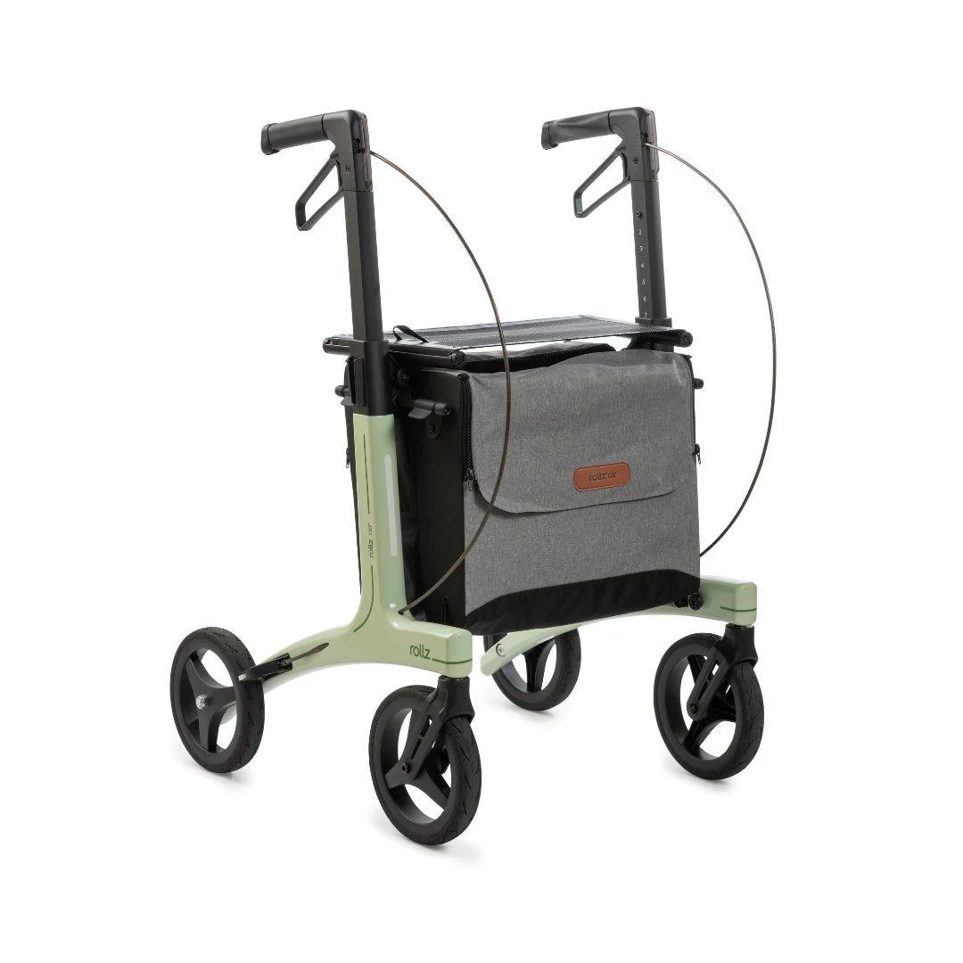 Rollz Air Lightweight Folding Carbon Rollator - Weighs 10.4 lbs