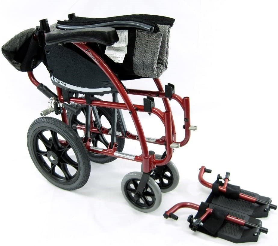 Karman S-Ergo 115-TP Folding Transport Wheelchair