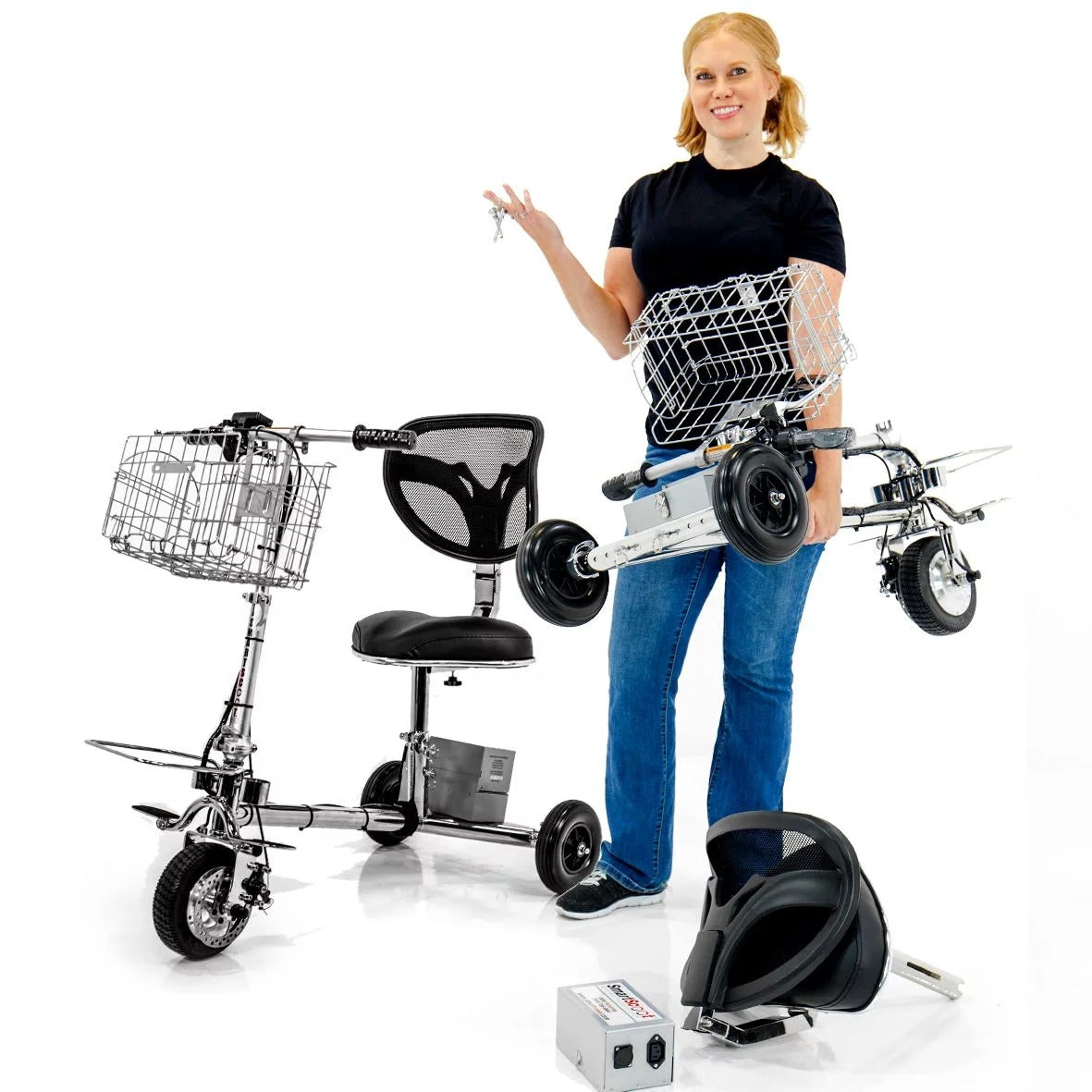 SmartScoot Lightweight Foldable Travel Scooter