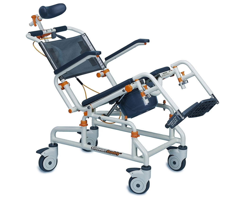 ShowerBuddy SB3T Roll-InBuddy Commode Chair with Tilt