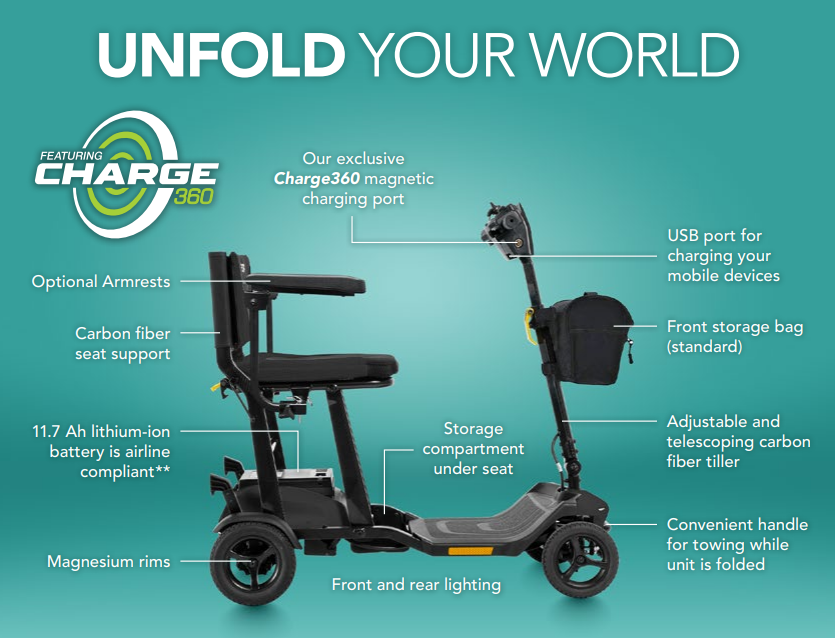 Pride Mobility Go Go Super Portable -  Model  SC15