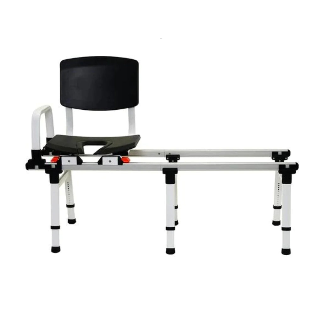 ShowerGlyde SG2 Sliding Transfer Bench - Fits Over Toilet