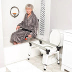 ShowerGlyde SG2 Sliding Transfer Bench - Fits Over Toilet