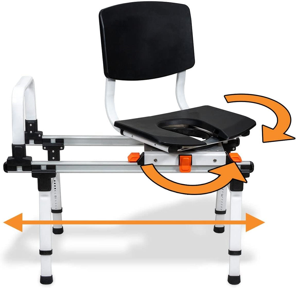 ShowerGlyde SG3 Sliding Transfer Bench with Swivel Seat