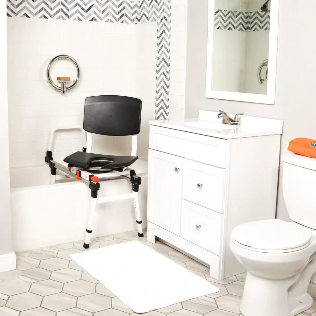 ShowerGlyde SG3 Sliding Transfer Bench with Swivel Seat
