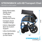 Strongback Mobility Excursion 12 Transport Wheelchair