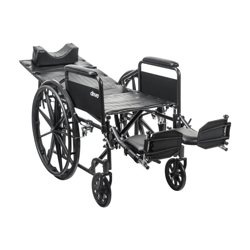 Drive Medical Silver Sport Reclining Wheelchair