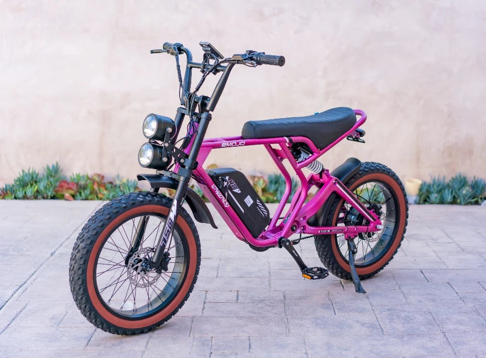 Emojo Streetrod 20Ah Long-Range, Wide Tire Ebike