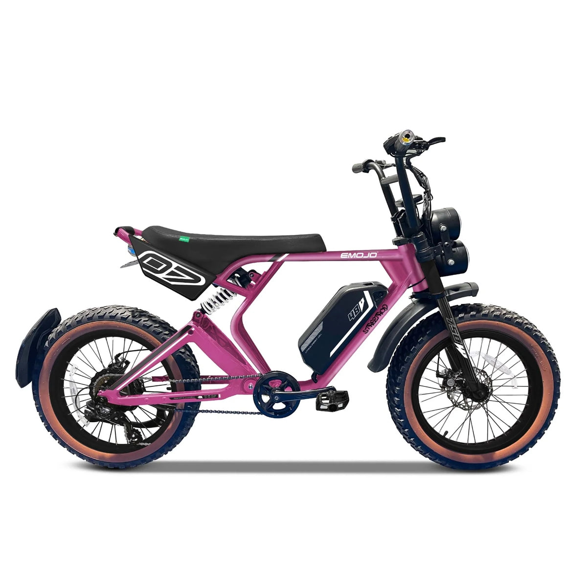 Emojo Streetrod 20Ah Long-Range, Wide Tire Ebike