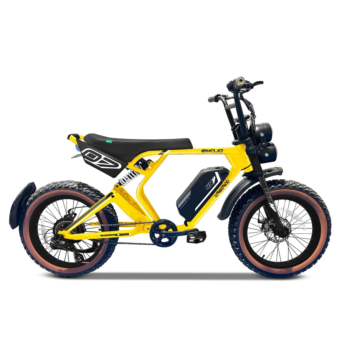 Emojo Streetrod 20Ah Long-Rangee, Wide Tire Ebike – Wheelchair