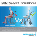 STRONGBACK Excursion 8 Transport Chair