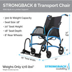 STRONGBACK Excursion 8 Transport Chair