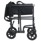 Karman Healthcare T-2700 Transport Wheelchair With Removable Armrest and Footrest