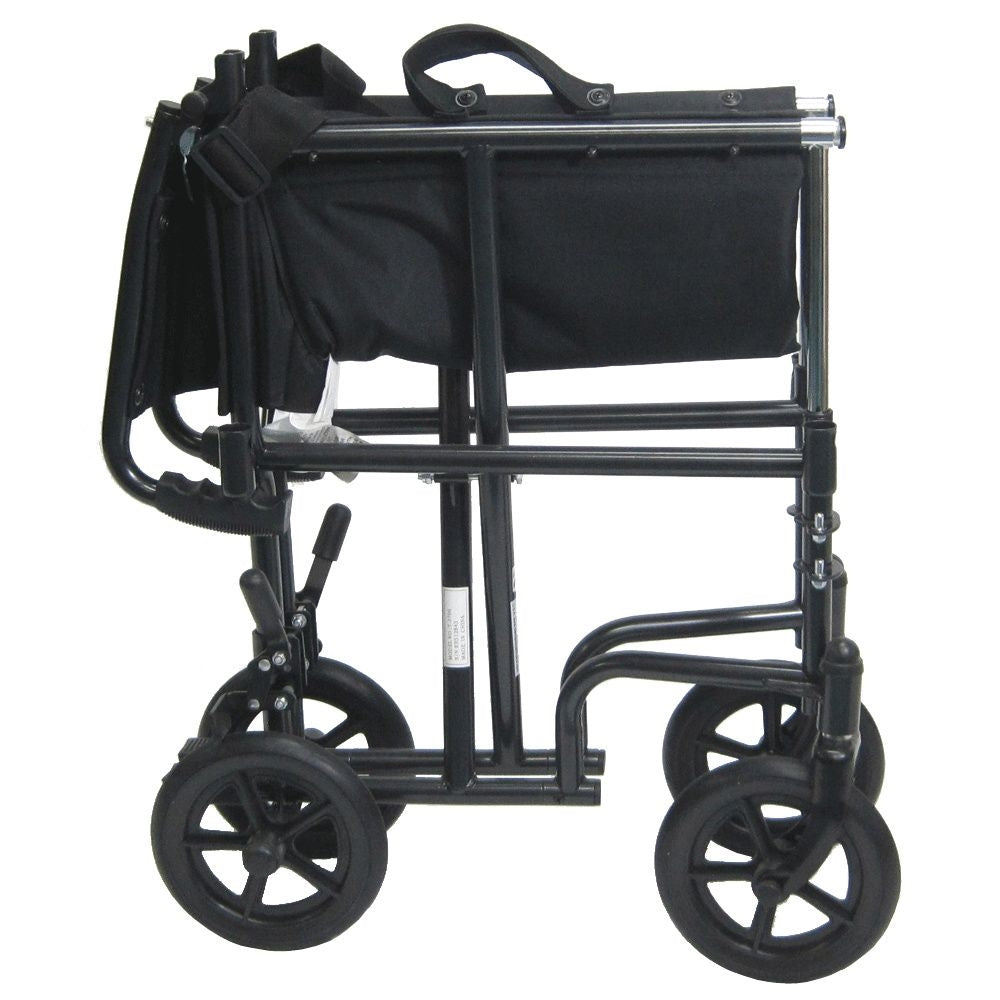Karman Healthcare T-2700 Transport Wheelchair With Removable Armrest and Footrest