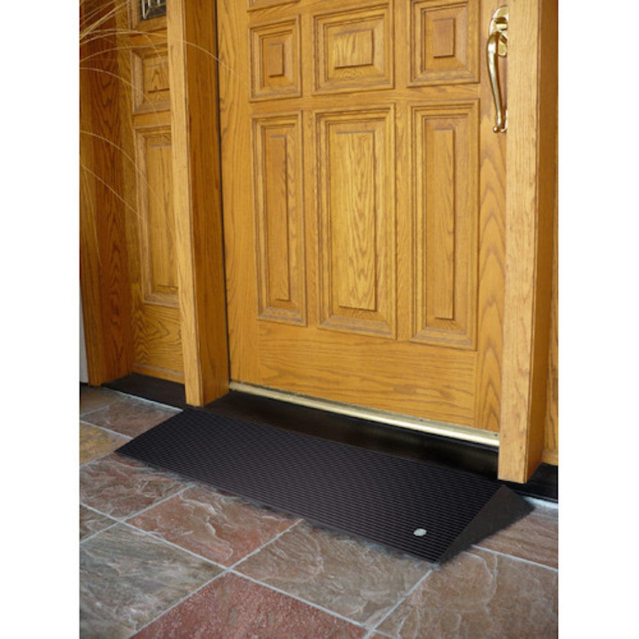 EZ-ACCESS Rubber Threshold Ramp with Beveled Edges - Wheelchair Doorway ...