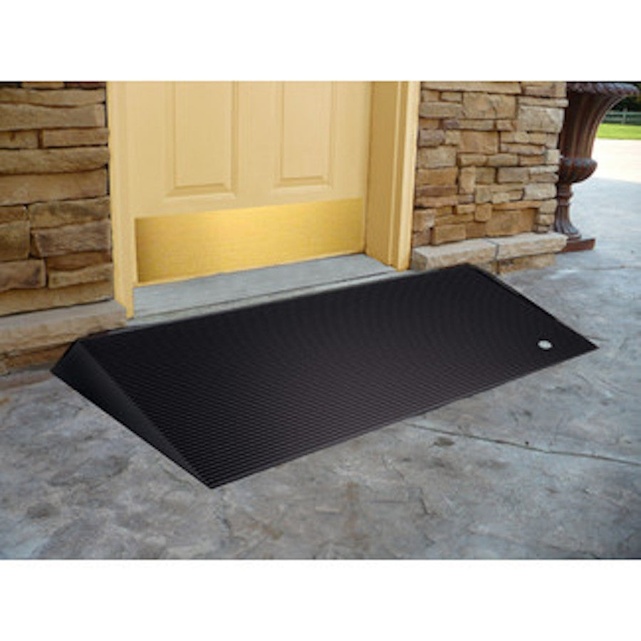 EZ-ACCESS Rubber Threshold Ramp with Beveled Edges