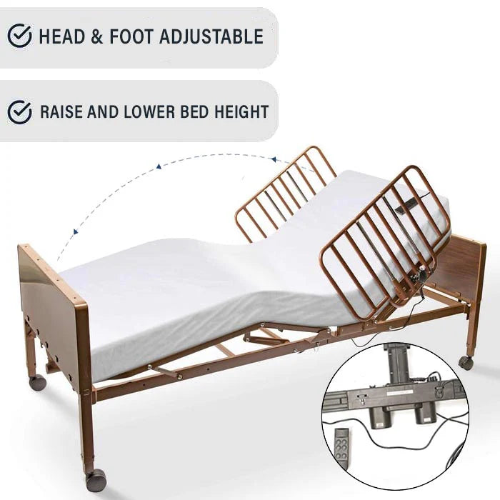 Invacare 5310IVC Semi Electric Hospital Bed Package