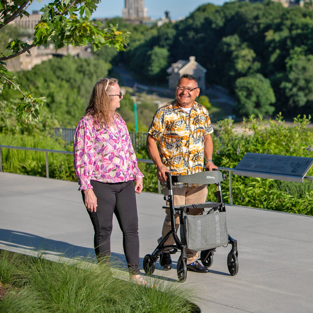 Triumph Mobility Maverick Carbon Fiber Rollator - Only 13.8 lbs