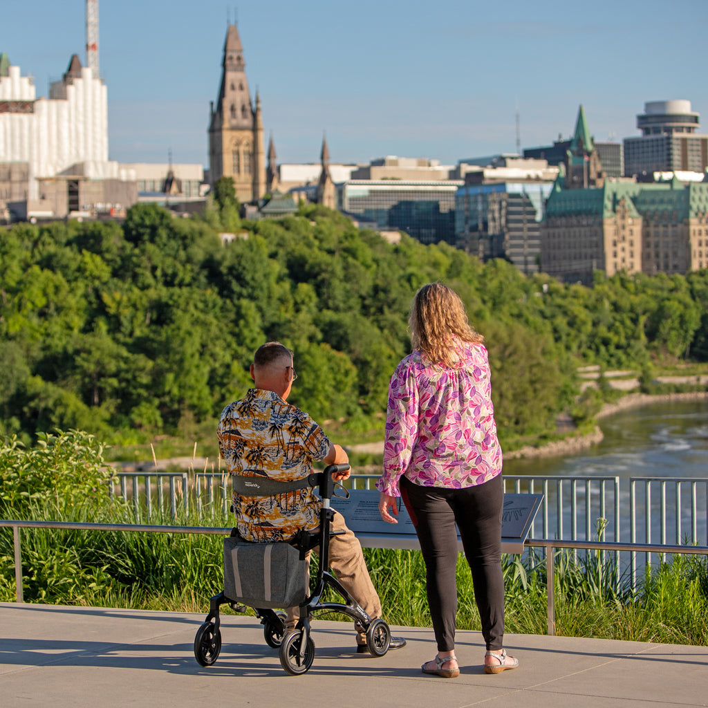 Triumph Mobility Maverick Carbon Fiber Rollator - Only 13.8 lbs