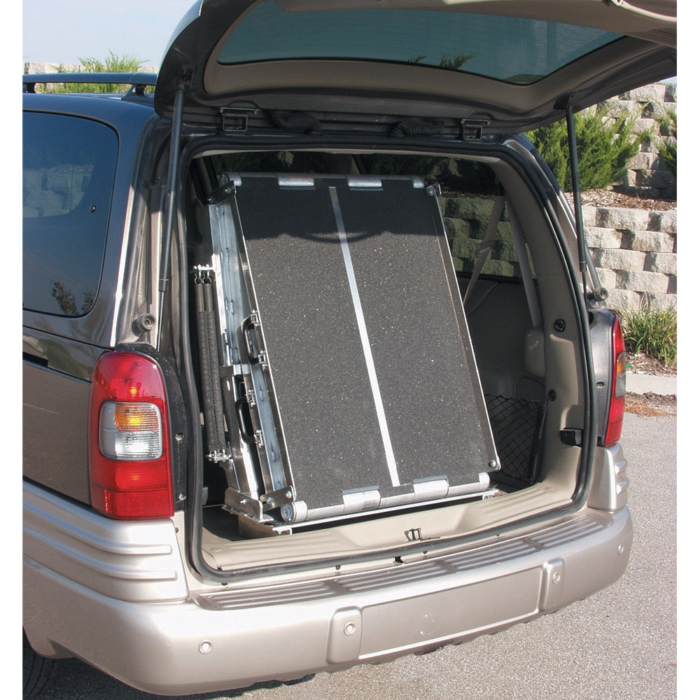 Sliding Rear Ramp PVI Rear Door Van Ramp - Wheelchair Ramps – Wheelchair Authority