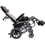 Karman Healthcare Tilt-in-Space Foldable Transport Wheelchair