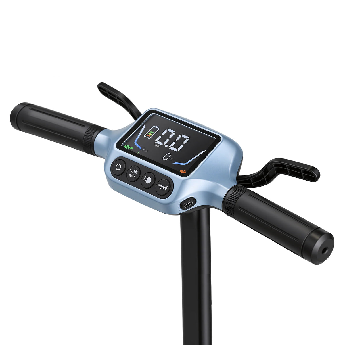 SCOOTNGO Voyager Smart Folding Travel Scooter — 40 lb, Cruise Control