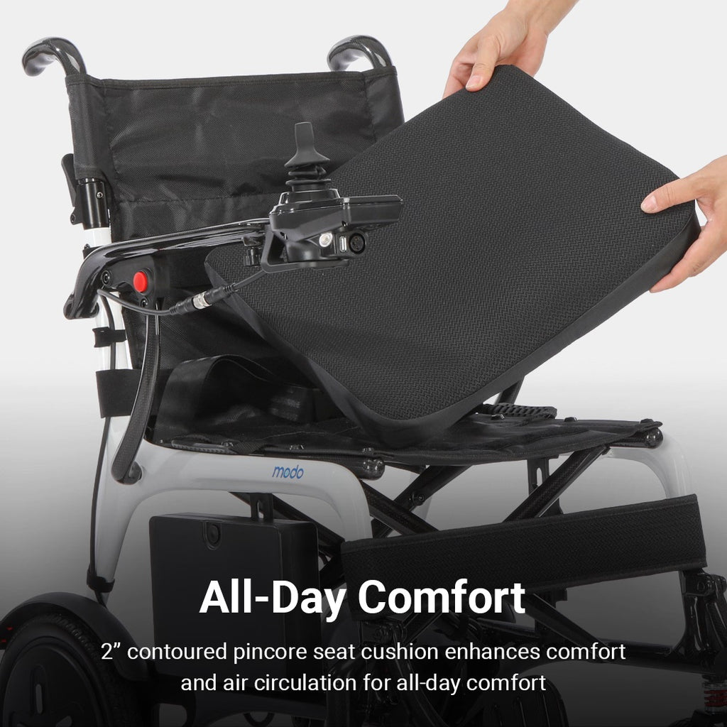 WHILL Modo Breeze Carbon Fiber Lightweight Folding Power Wheelchair