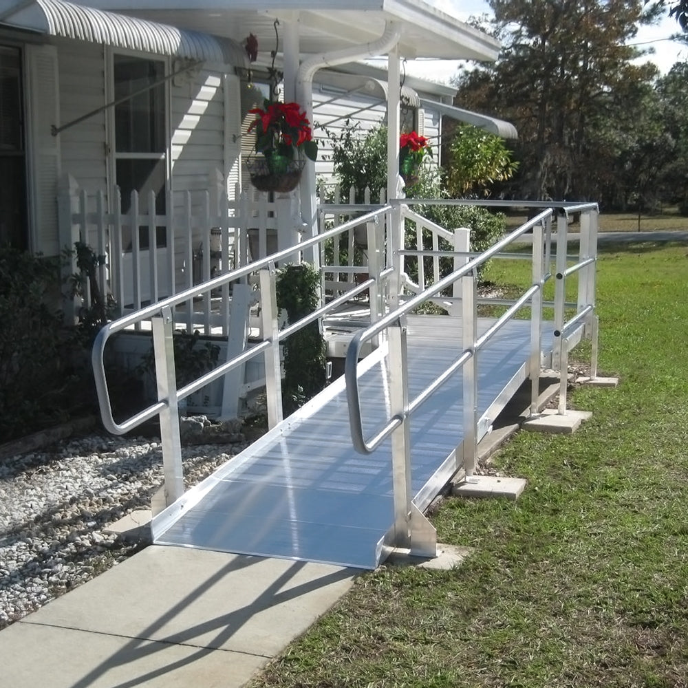 Modular Ramps With Handrail PVI Modular XP Ramp with Handrails, 36 Inches Wide - Modular Wheelchair ...
