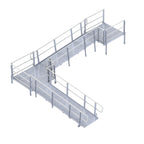 PVI Modular XP Ramp (w/ Handrails) 36 Inches Wide
