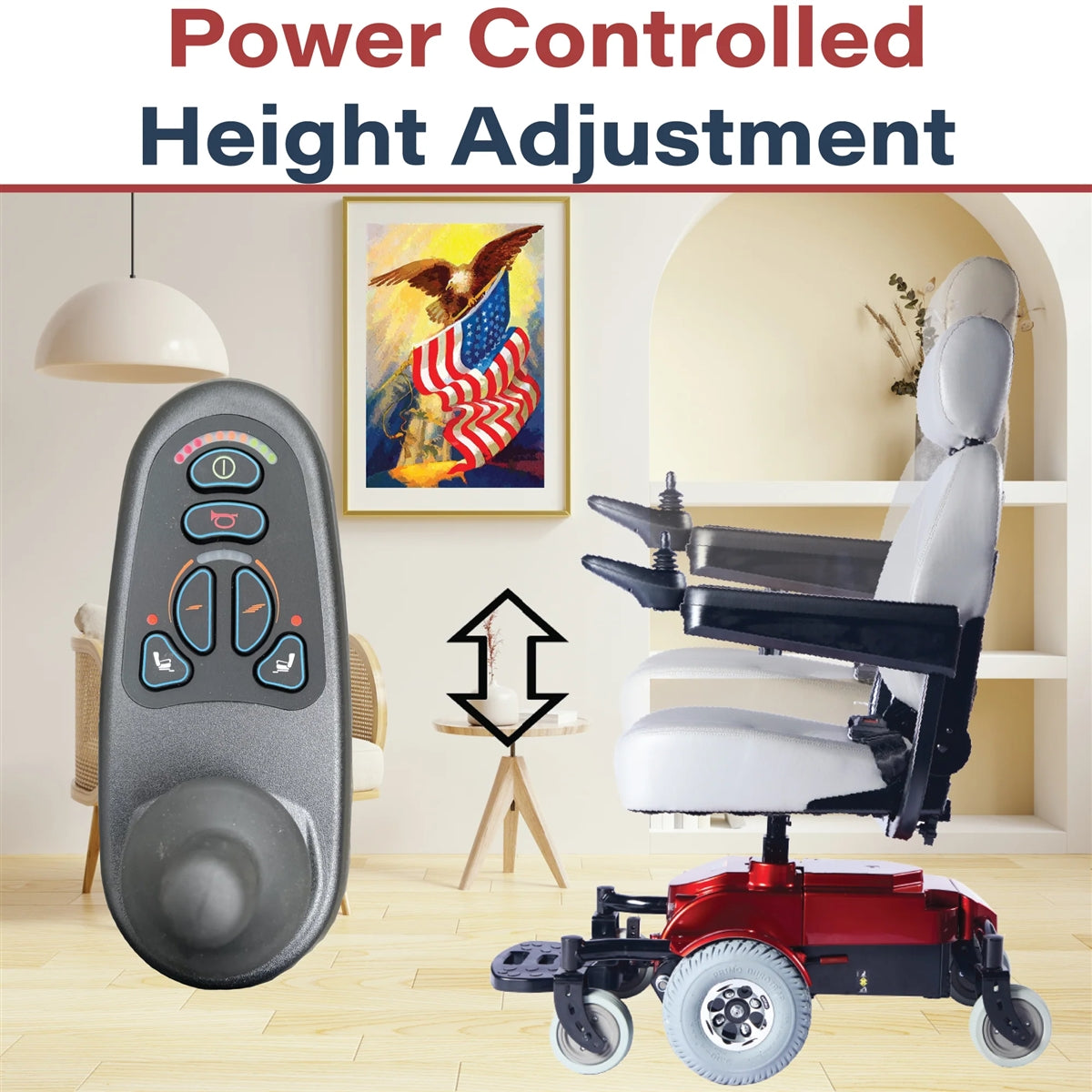 Zip'r Mantis SE Electric Wheelchair with Power Adjustable Seat
