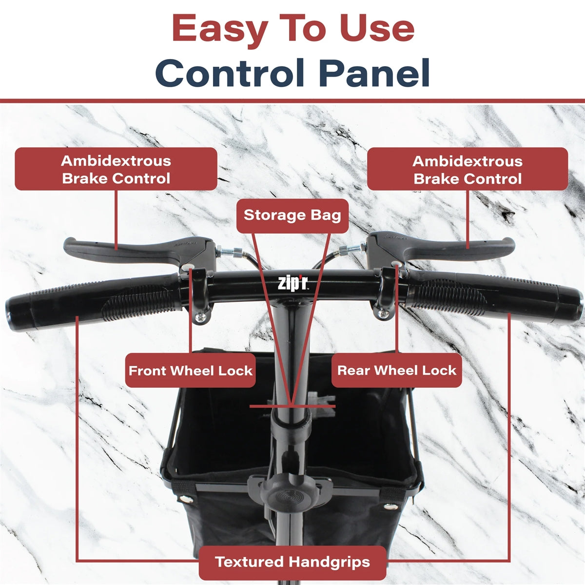 Zipr Coaster Knee Walker