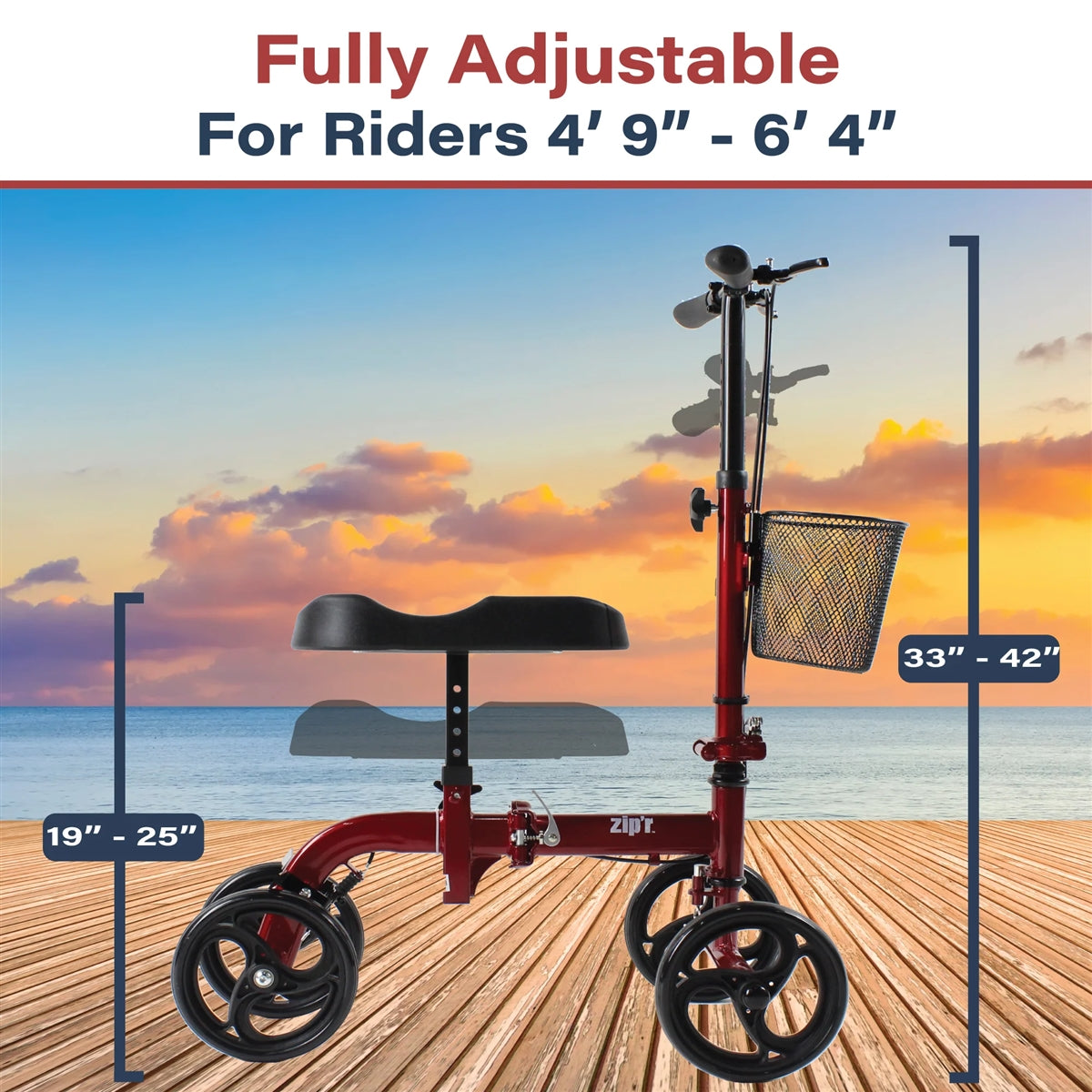 Zipr Pathfinder Knee Scooter