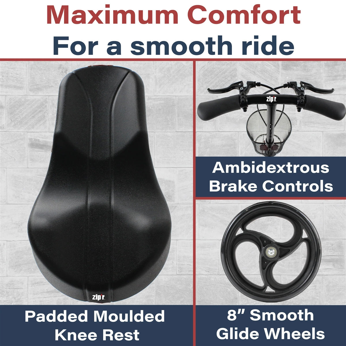 Zipr Pathfinder Knee Scooter