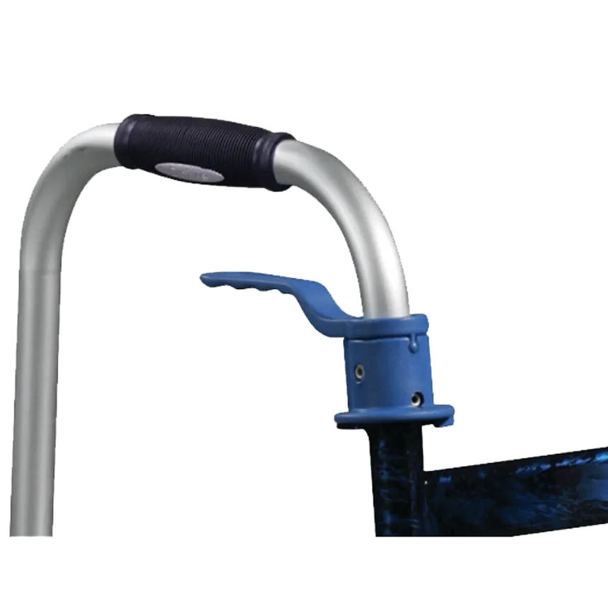 Deluxe Trigger Release Folding Walker with 5" Wheels