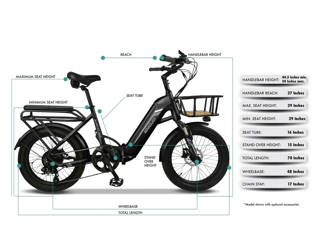Emojo 500W Bobcat PRO Step-Thru Electric Bike