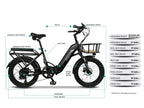 Emojo 500W Bobcat PRO Step-Thru Electric Bike
