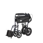 Companion Transport Chair with Fold Down Backrest by Rhythm Healthcare
