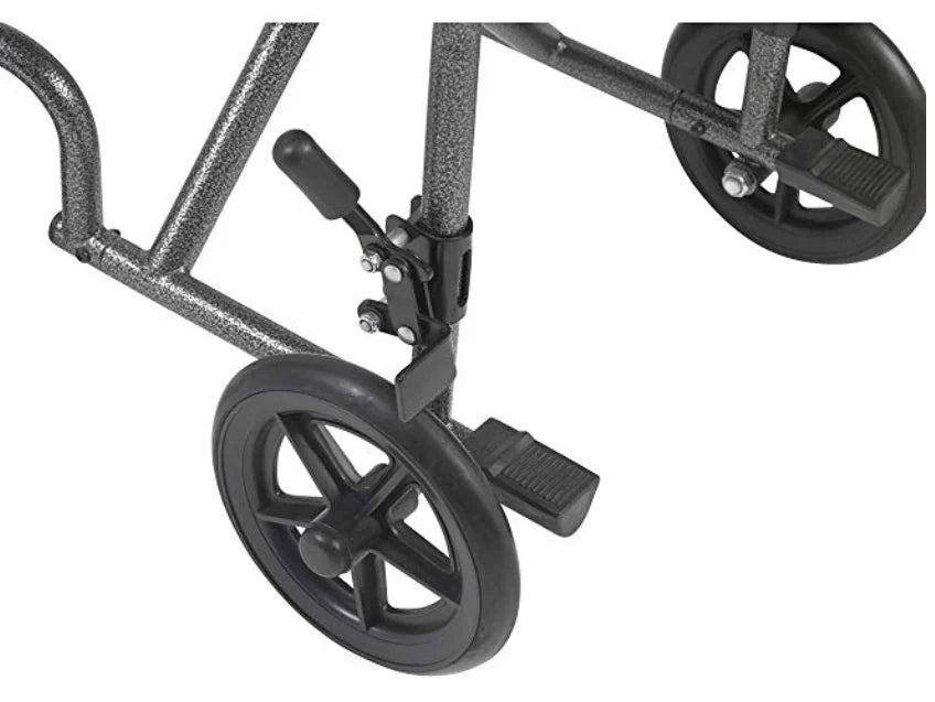 Drive Medical TR37E-SV Steel Transport Chair