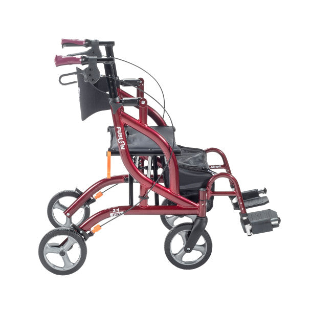 Airgo Fusion F20 Side-Folding Rollator & Transport Chair