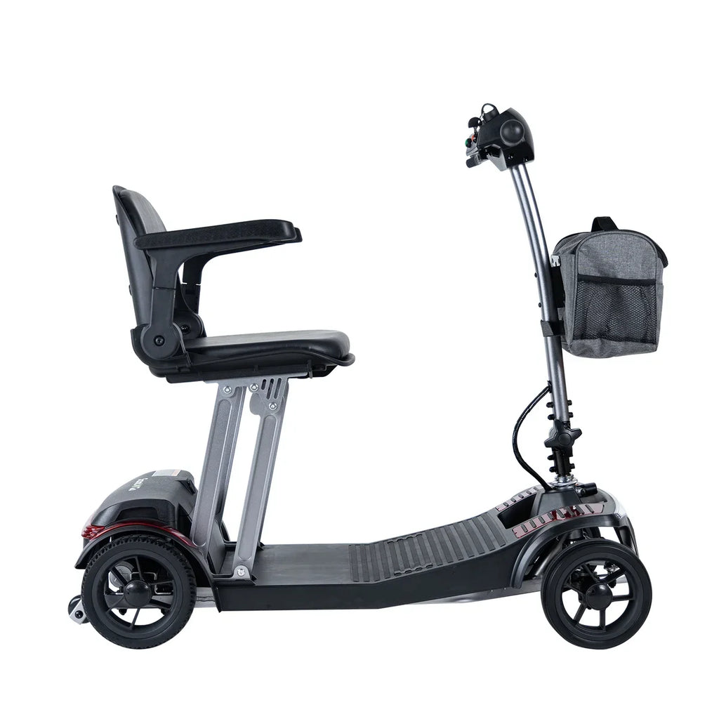 SCOOTNGO FOLO Folding Travel Mobility Scooter — 50 lb, Airline-Friendly