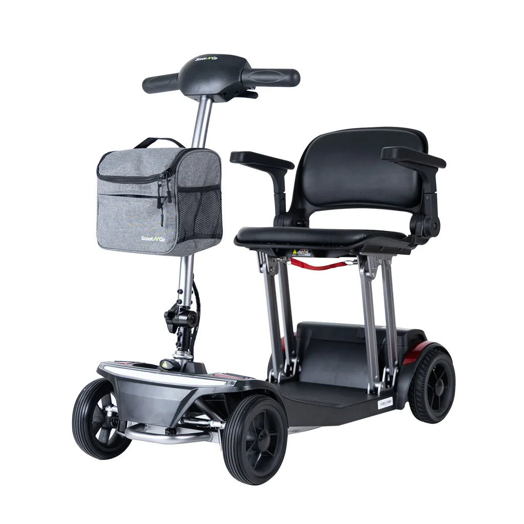SCOOTNGO FOLO Folding Travel Mobility Scooter — 50 lb, Airline-Friendly