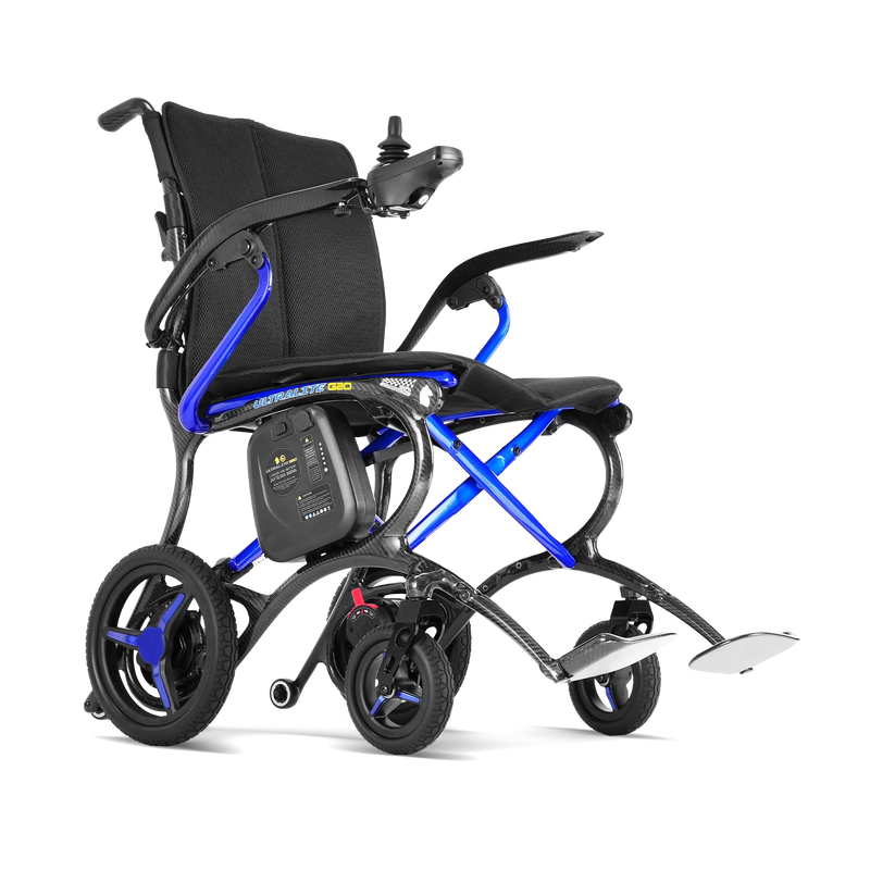Forcemech Ultralite G20 Carbon Fiber Folding Power Wheelchair 25lbs