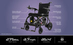Jazzy Carbon 27X SuperLight Power Chair – Travel Ready Electric Wheelchair