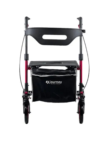 Upright Rollator Walker with Swivel Wheels - UPWalker Breeze with 300 lbs. Weight Capacity